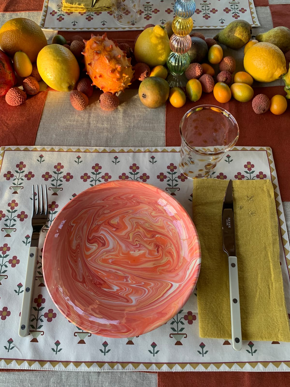 ottoman vase placemat