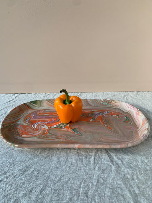 medium tray cornaline 46cm