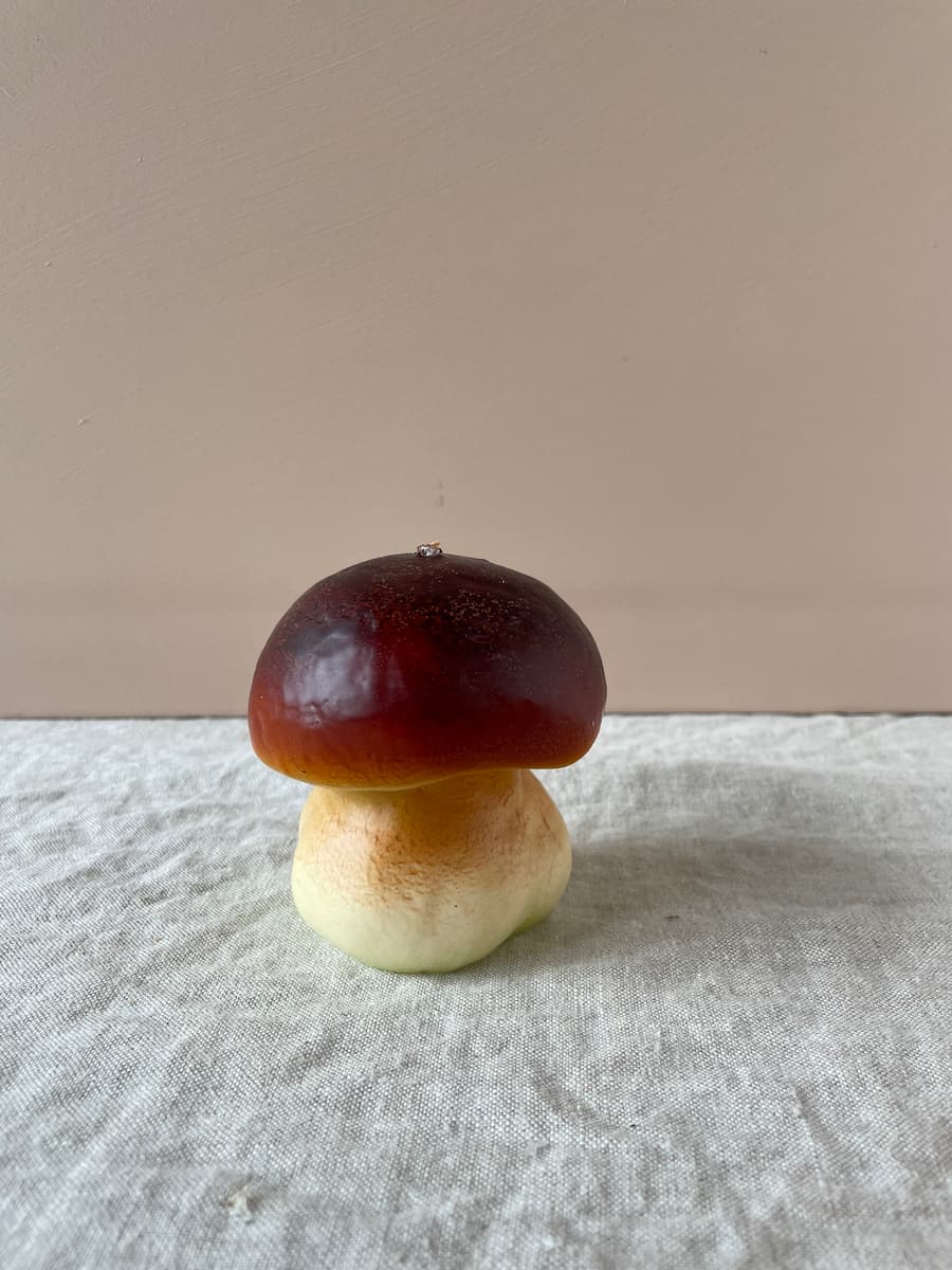 fungo small mushroom candle