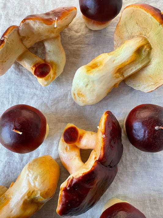 fungo large mushroom candle