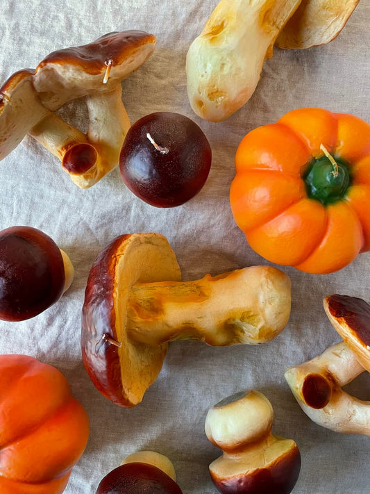 fungo small mushroom candle