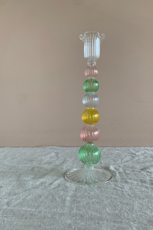 spark multicolour candle holder
