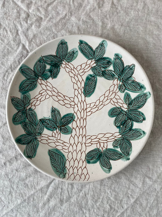 large serving platter greenscape