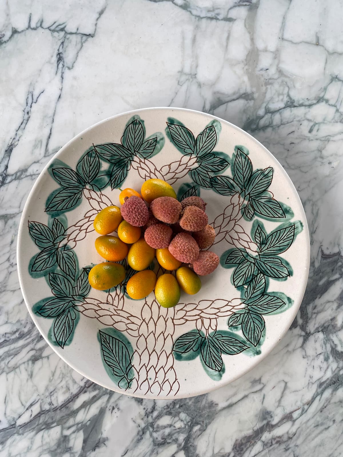 large serving platter greenscape