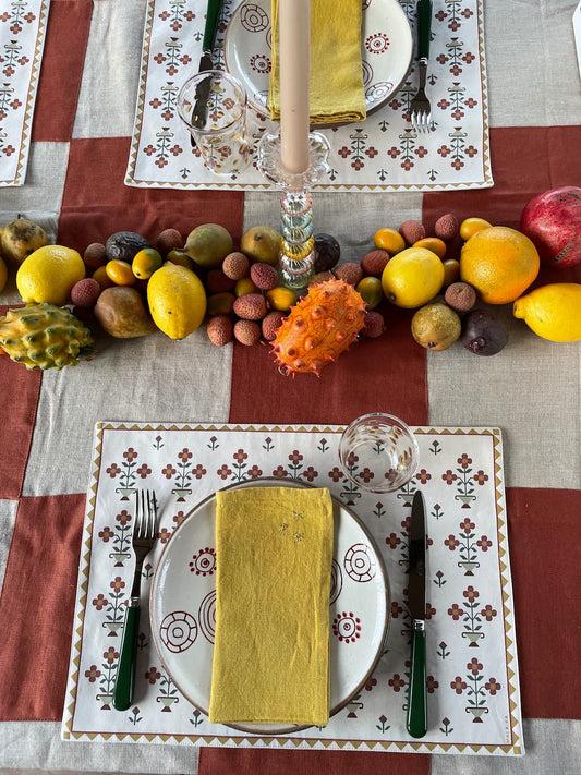 ottoman vase placemat