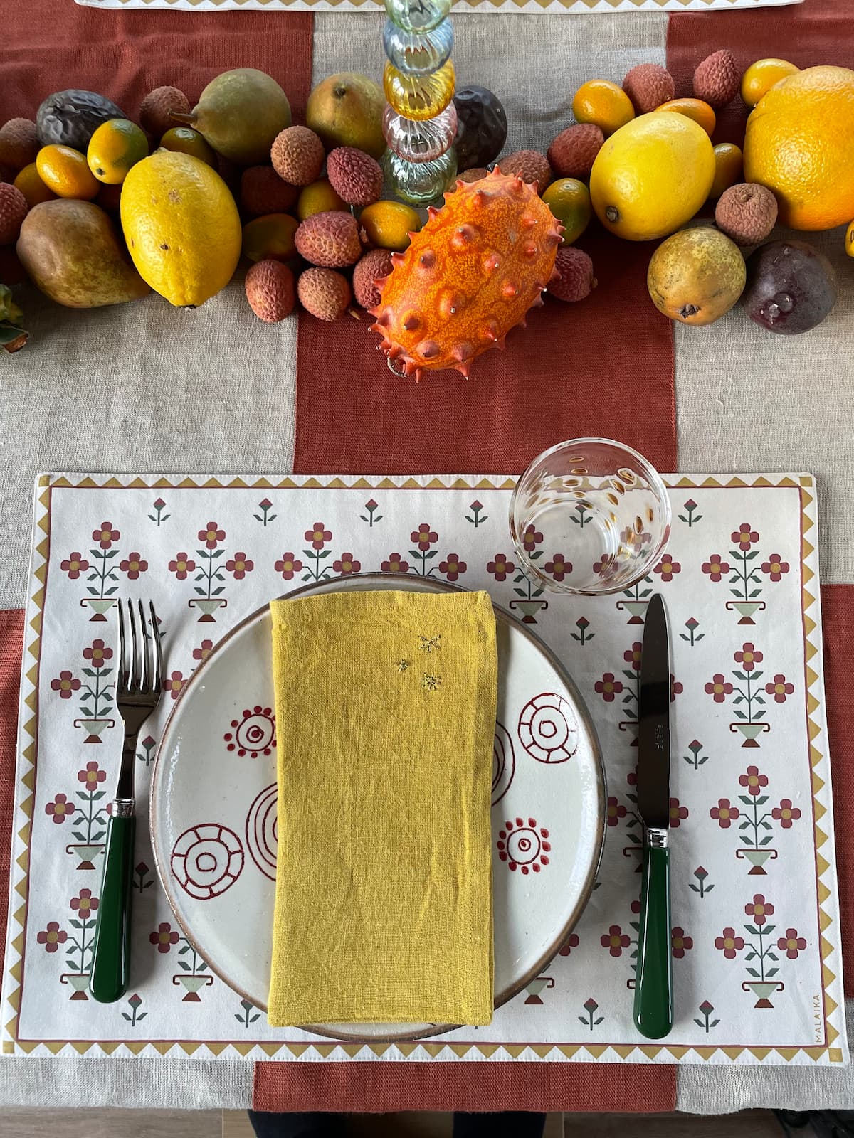 ottoman vase placemat