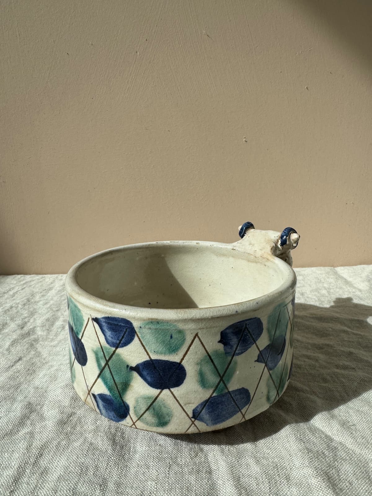 smiley goat planter