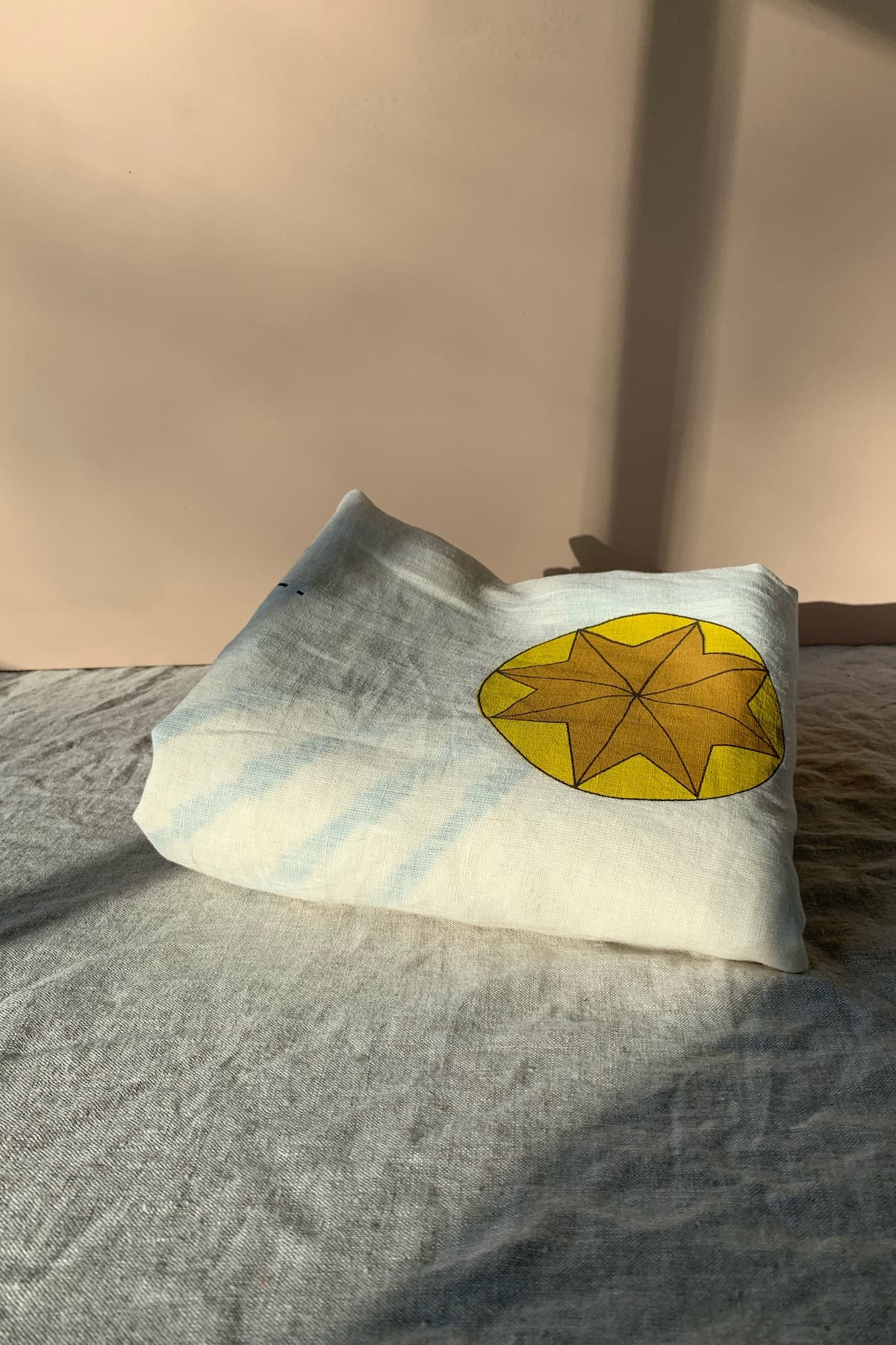 stellar linen tablecloth 160x300cm