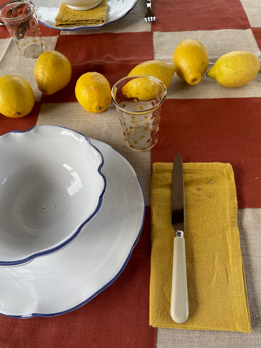 hand-blown tumbler amber set of 2