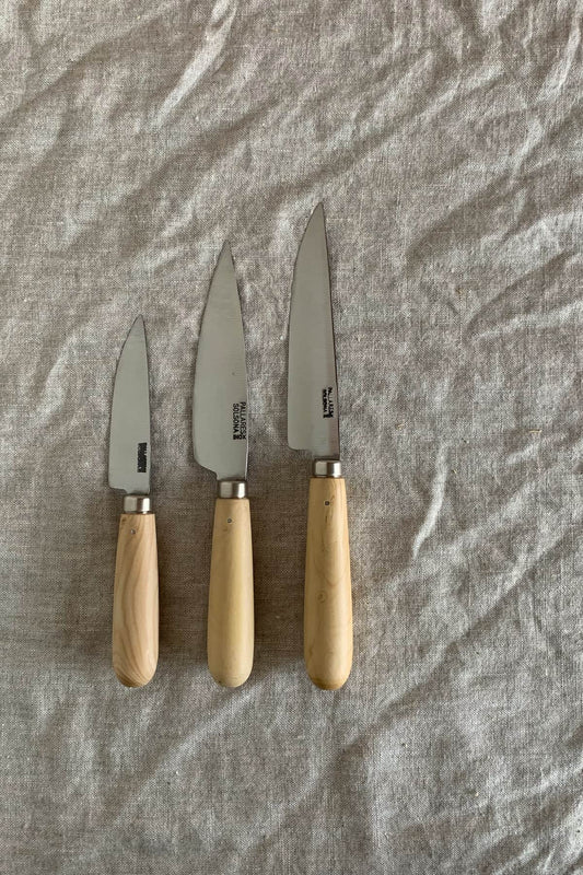 kitchen knife 8cm boxwood stainless steel