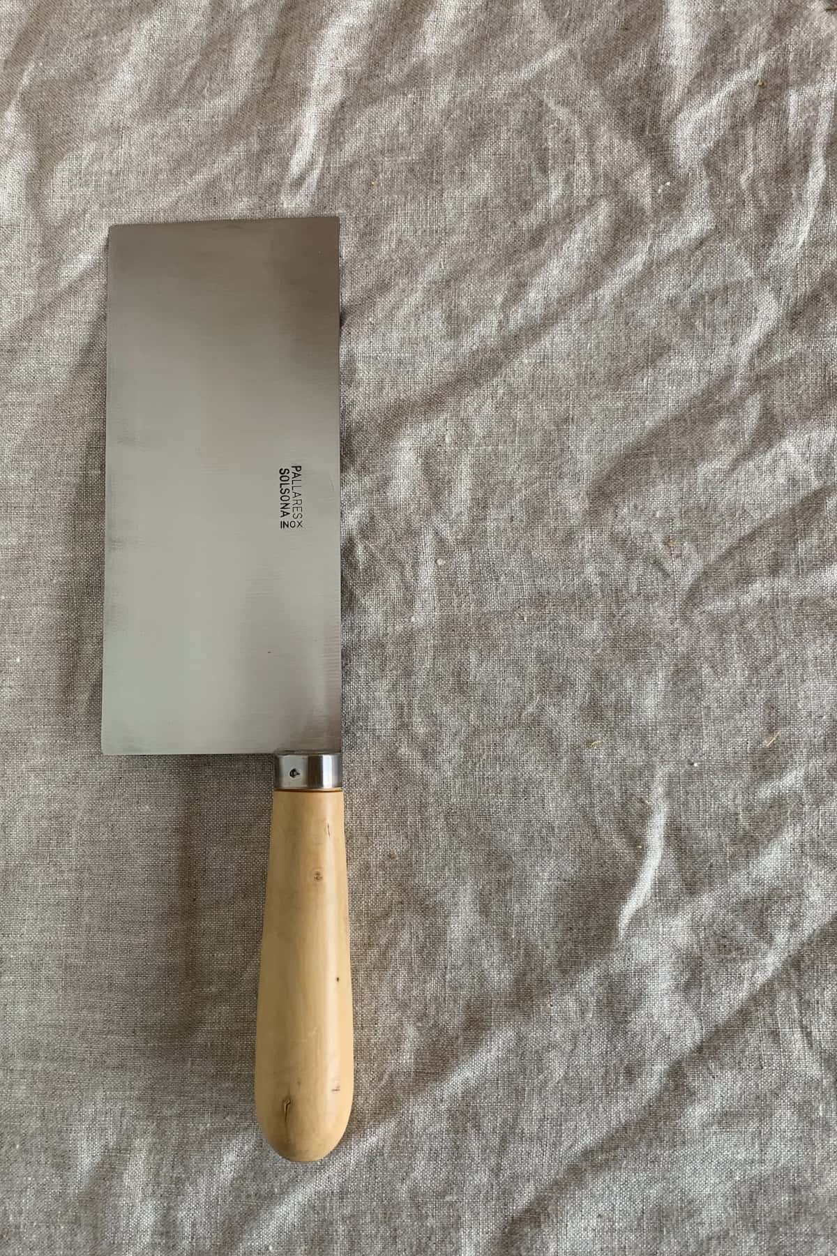 cutting knife 18cm boxwood carbon steel