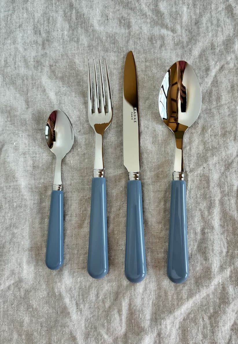 pop unis cutlery grey set of 4