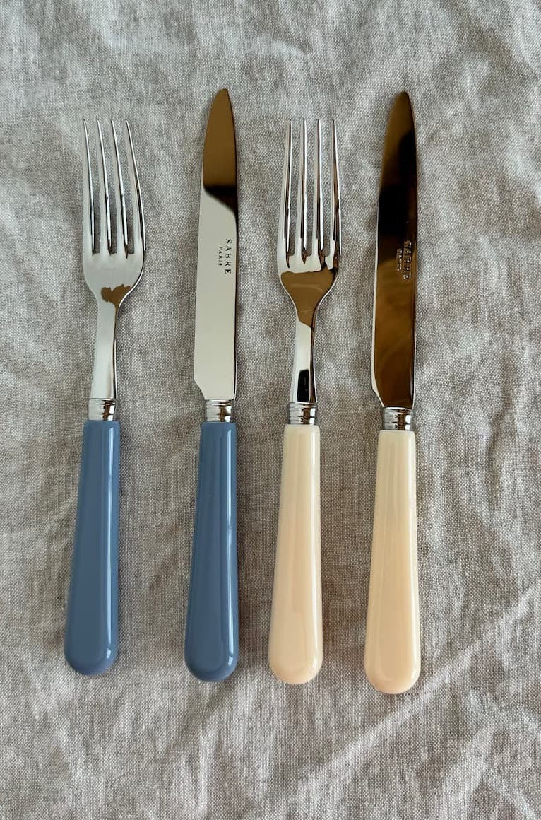 pop unis cutlery grey set of 4