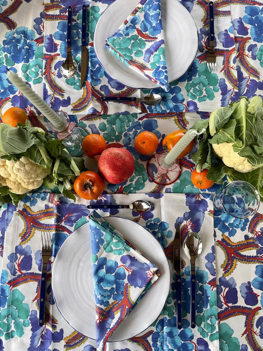 morning lotus candle holder large red