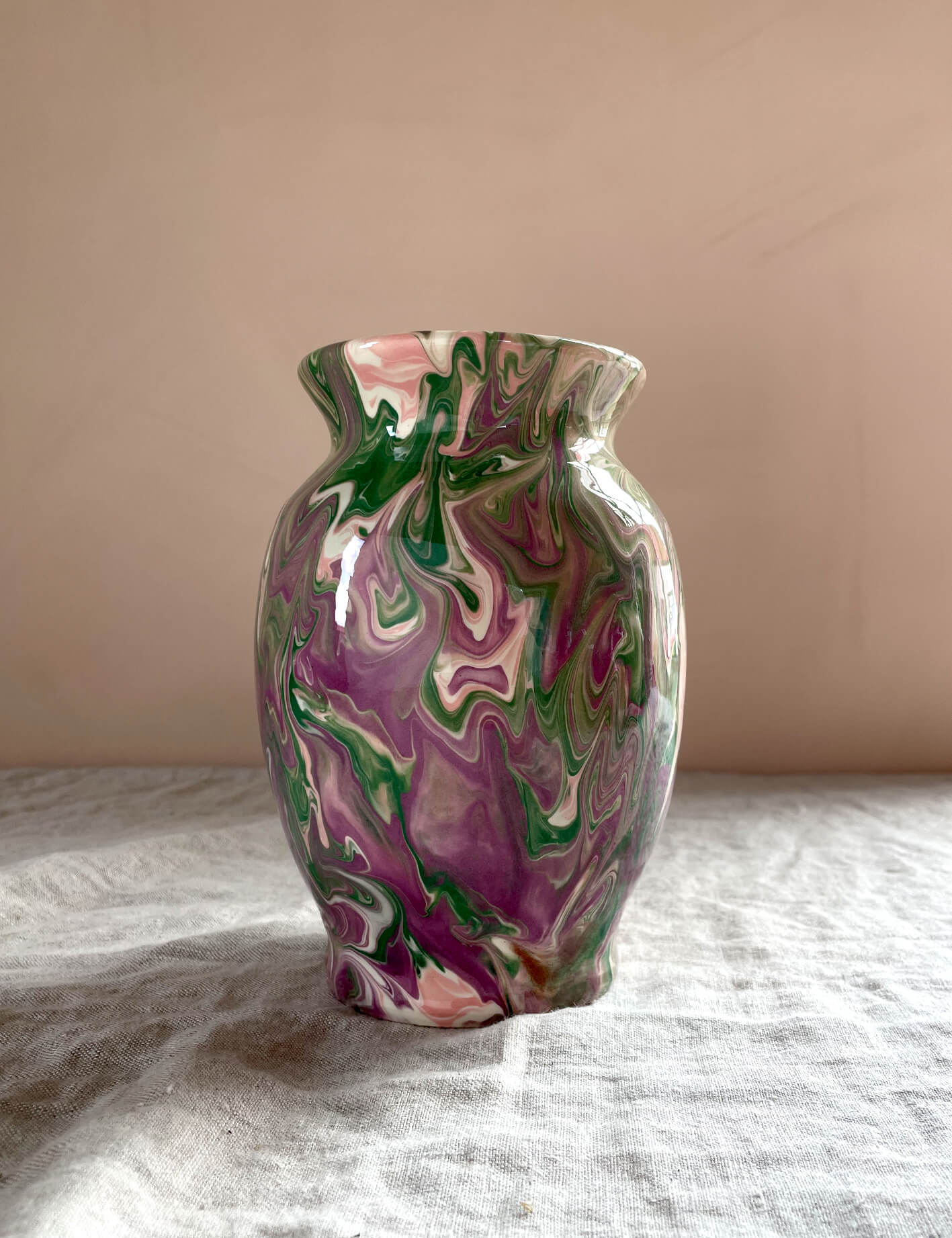 améthyste vase 18cm
