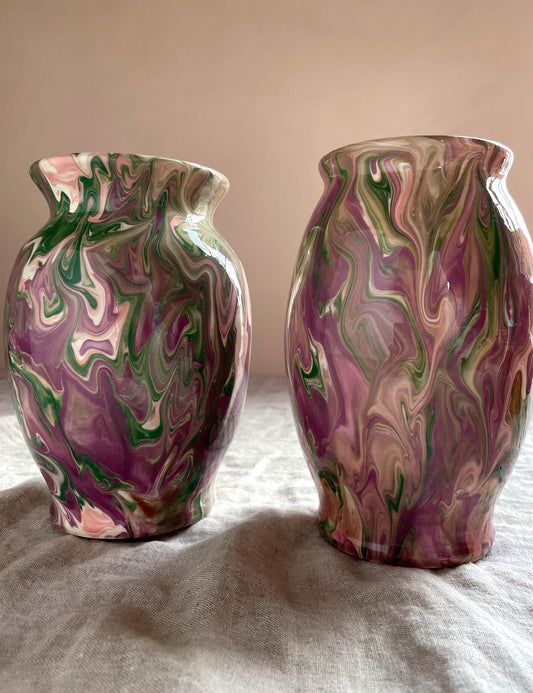 améthyste vase 18cm