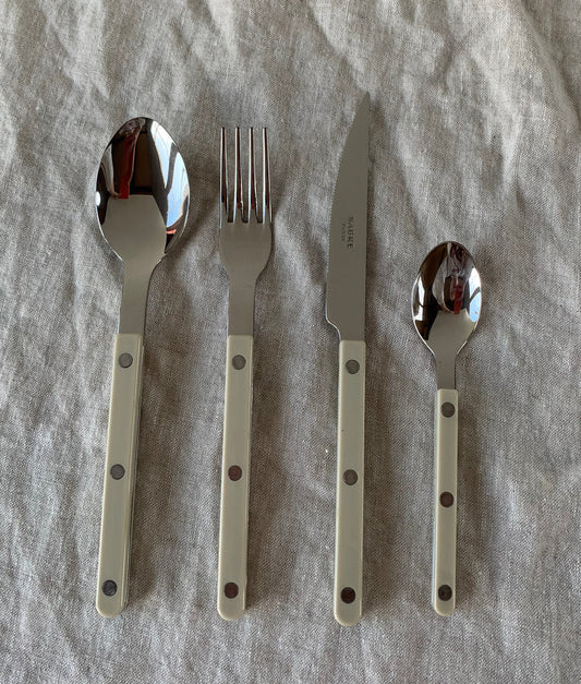 bistrot cutlery set of 4 mastic