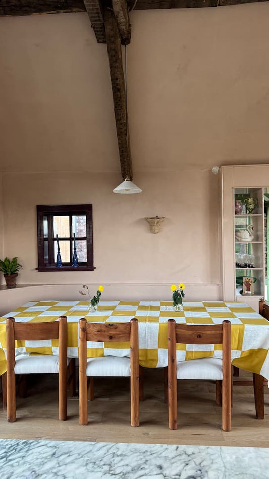 alex amber tablecloth 160x300cm