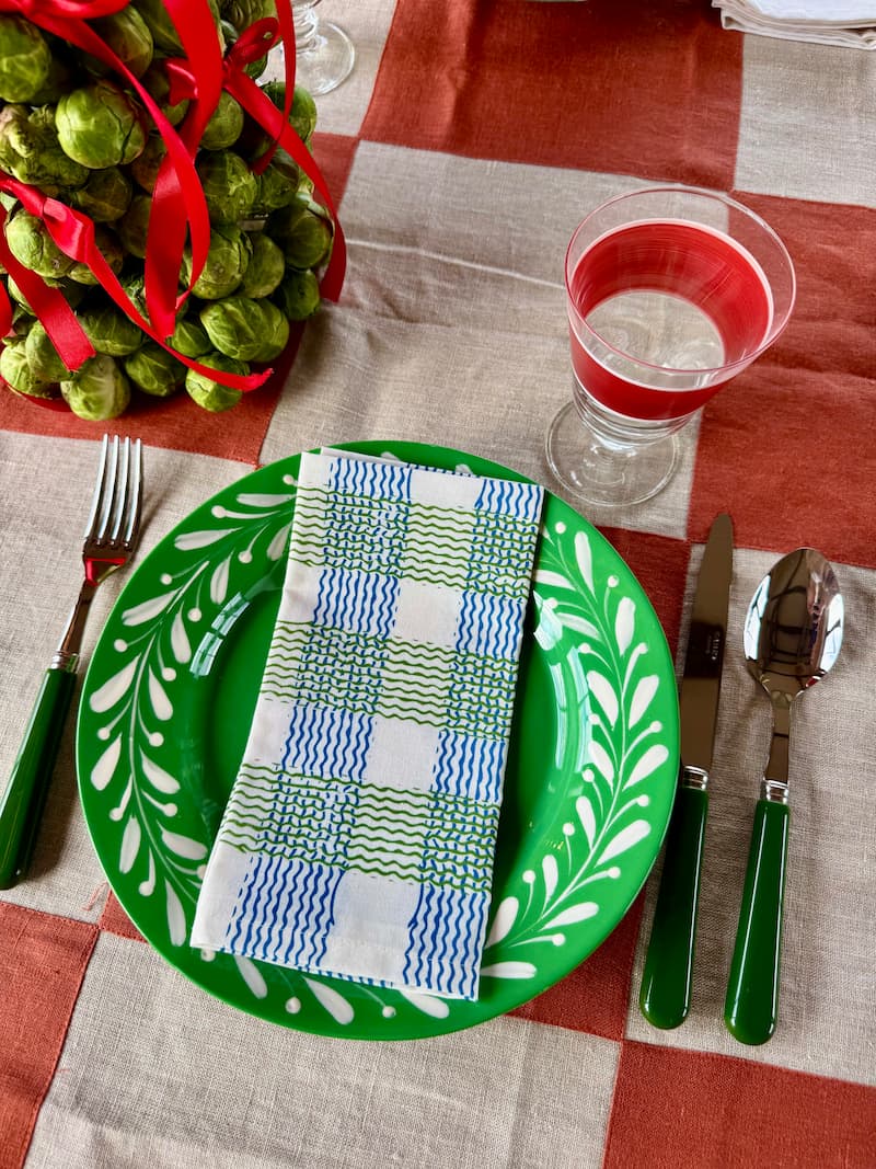 curly napkin set of 2