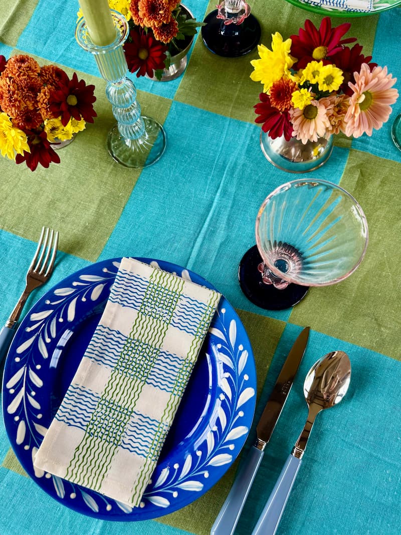 curly napkin set of 2