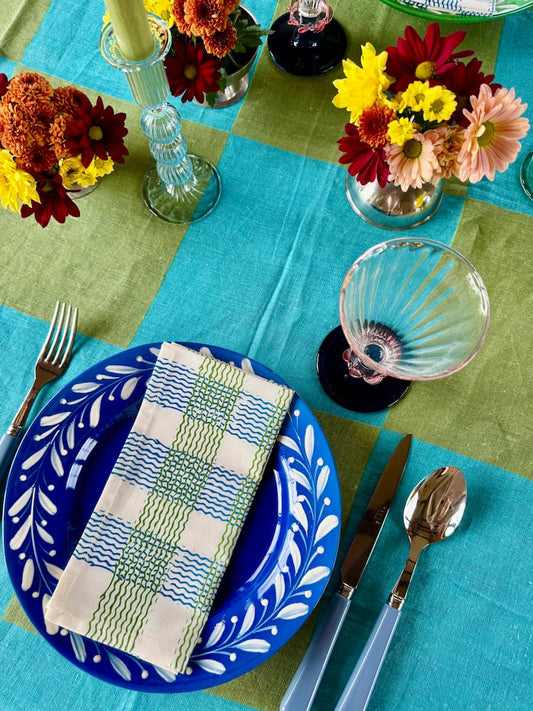 curly napkin set of 2