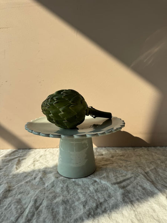 juturna cake stand mint green