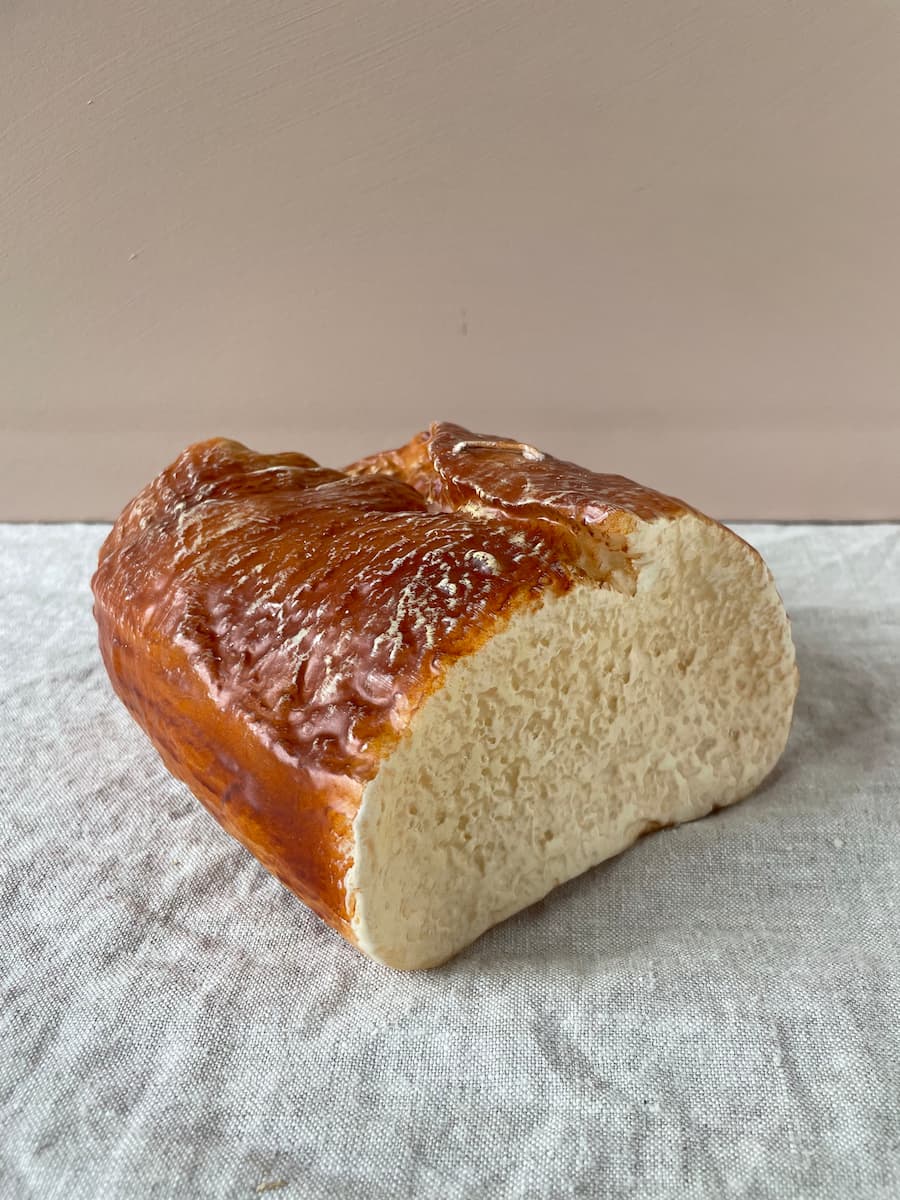 leaf of bread candle