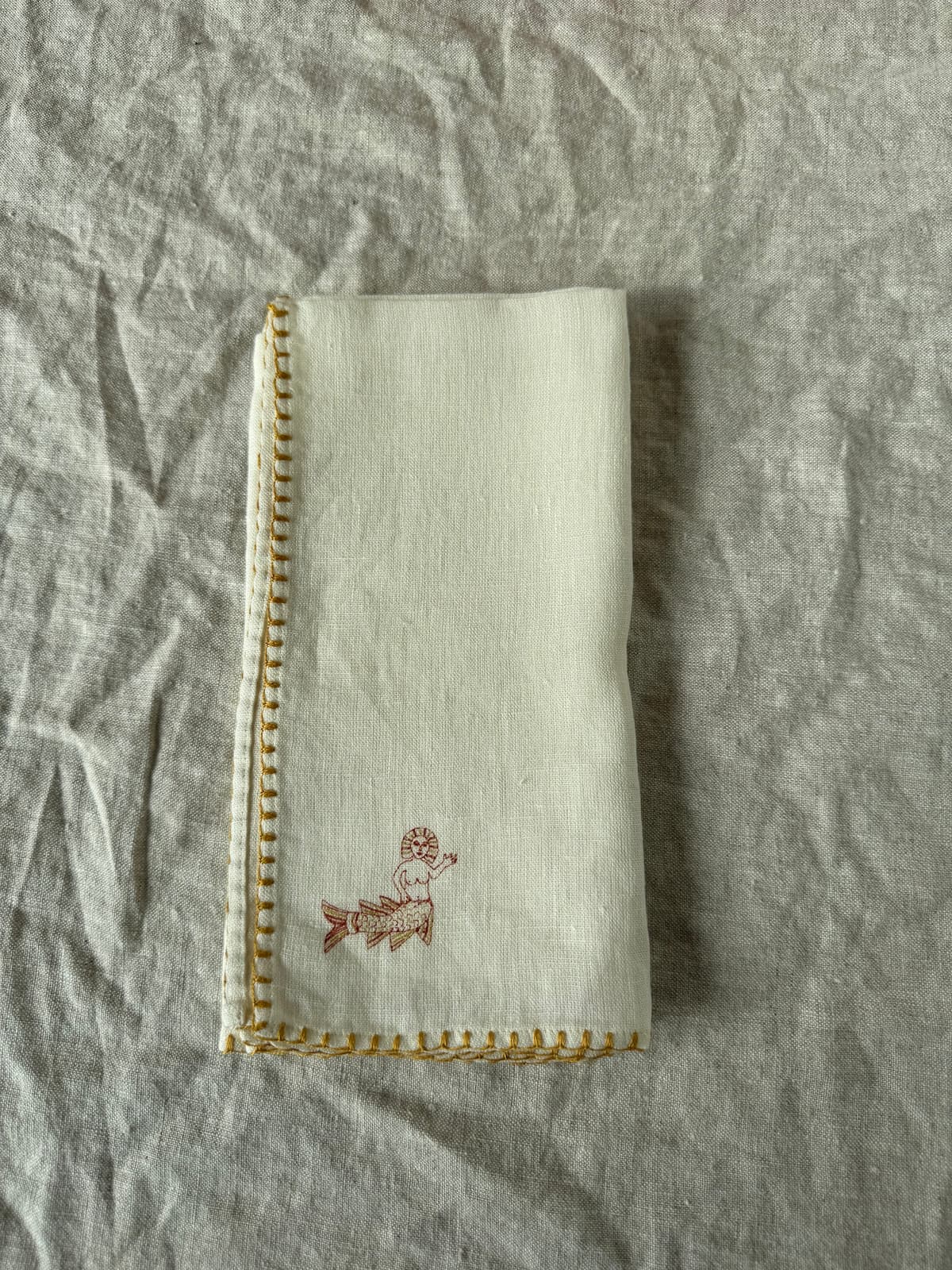 sea bride terracotta napkins set of 2