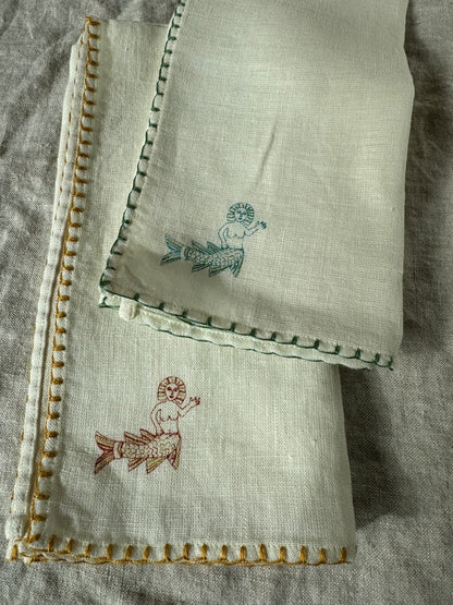 sea bride terracotta napkins set of 2