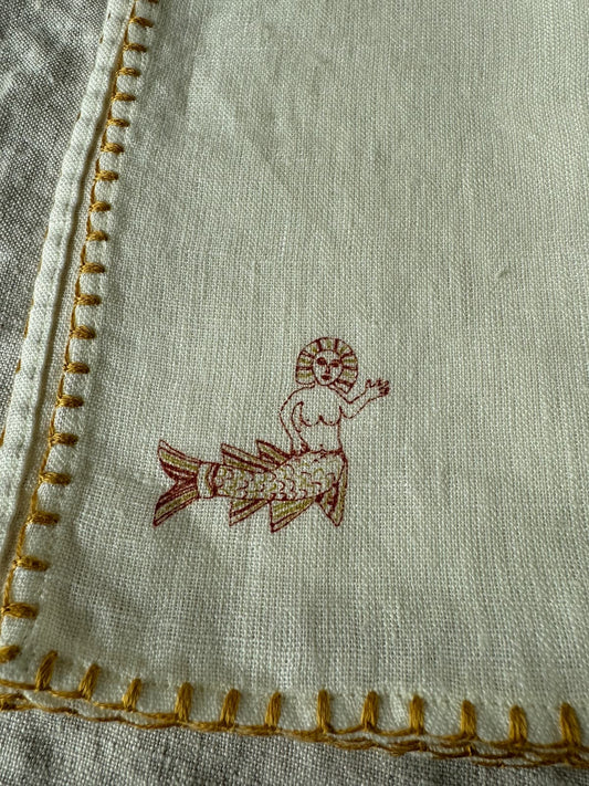 sea bride terracotta napkins set of 2